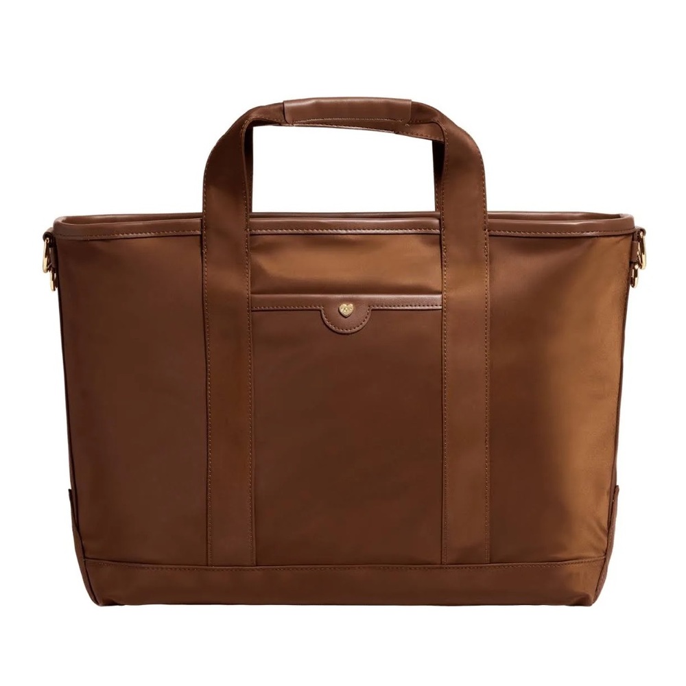 Stoney Clover Lane Espresso Nylon Pocket Convertible Tote - Picture 2 of 15